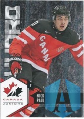 2015-16 UD Team Canada Juniors NICK PAUL #H-42 Hydro